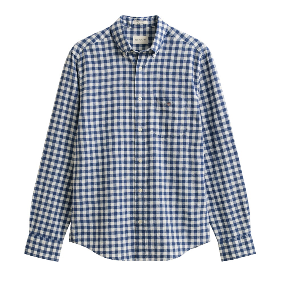 GANT Gingham Linen Blend Shirt